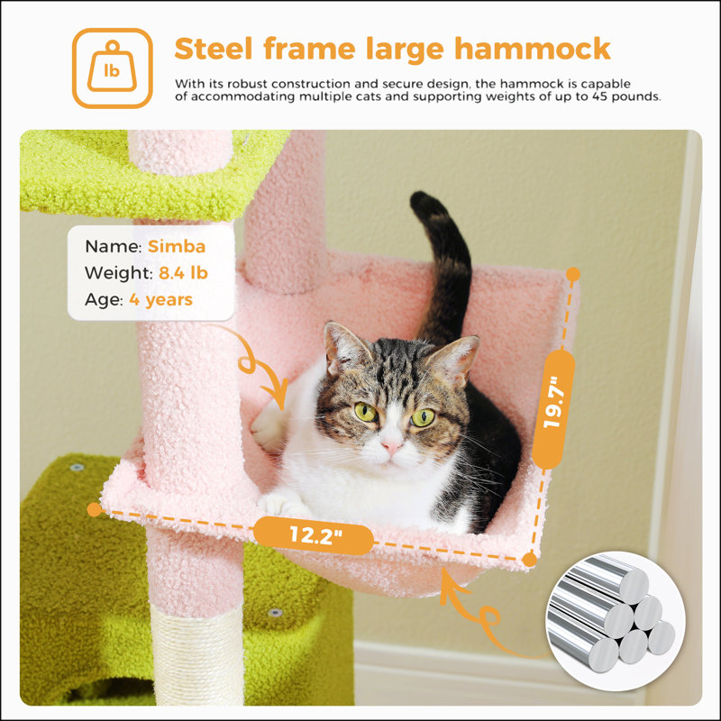 Giosue 71" Tenley Multi Level Cat Tree