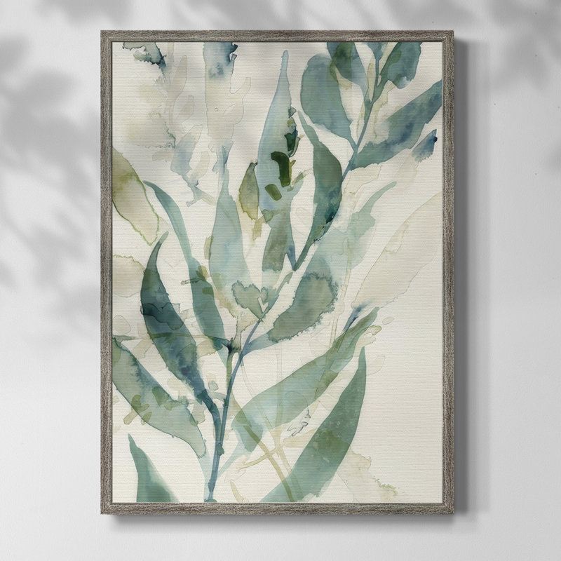 Underwater Botany I, reproduction encadrée - bois massif 2976113, H 11 po x l 9 po