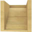 Bois de cèdre brut Asheboro, grain de bois TimberThane Corbel, apprêté brun clair-88289126