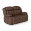 Causeuse inclinable manuelle de 60,6 po de largeur - Causeuse inclinable en microfibre-1848139839-1848139840