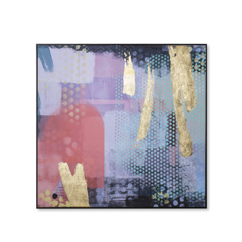 Pink Dust Abstract Print