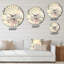 Napavine - Horloge murale peinture abstraite-39118211