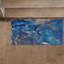 Tapis chic et élégant à poils doux avec motif floral complexe parfait pour ajouter une touche de sophistication à votre espace de vie-788823412