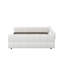 Lit de jour rembourré en laine d'agneau avec ports USB-1222021902