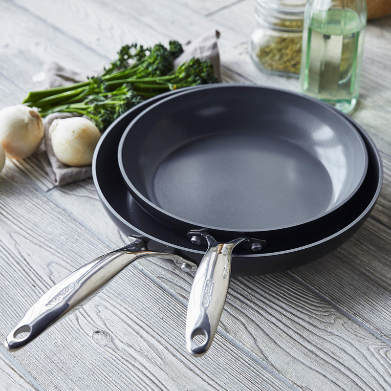 GreenPan Valencia Pro Healthy Ceramic Nonstick 2 Piece Frying Pan Set
