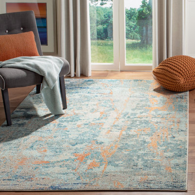 Eustace Abstract Hand Woven Area Rug