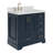 37'' Single Bathroom Vanity with Carrara Marble Top-93359244
