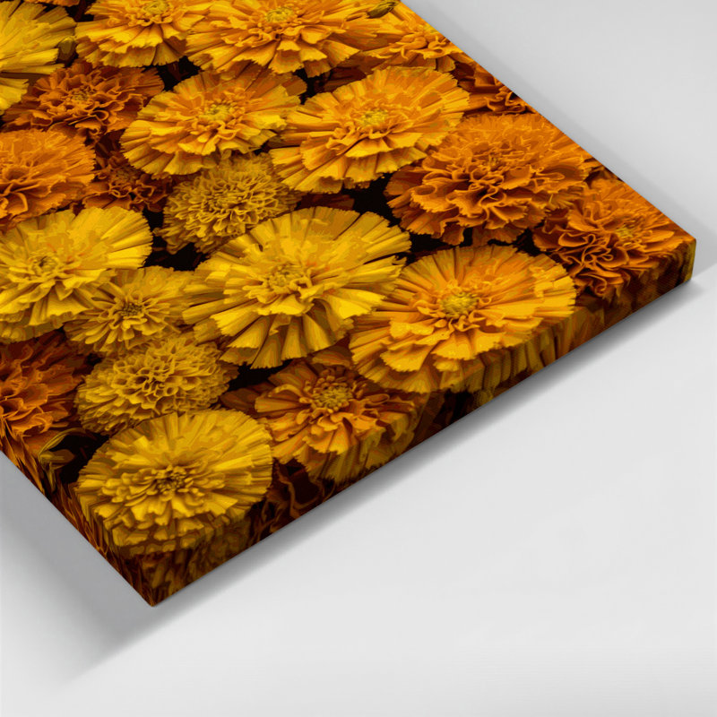 "Watercolor Botanical" 22, art mural sur toile brune