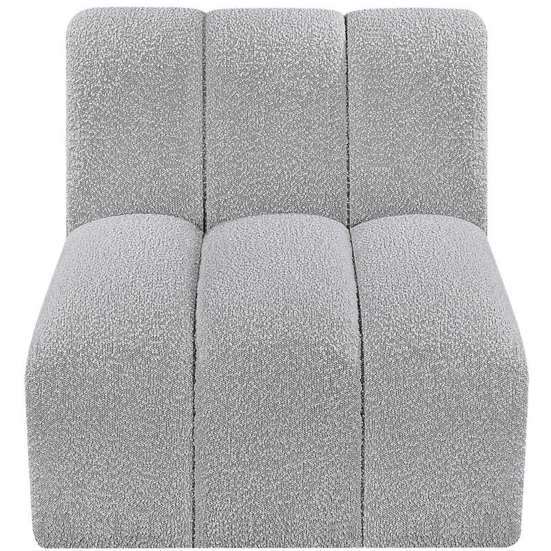 Chaise d'appoint rembourrée Issei, gris