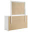 Commode 6 tiroirs avec miroir Leigh-756570156