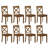 Bronxton 17" Wide Wooden Dining Chairs With Cross-Back Design-99306133-117467293
