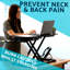 Adjustable Metal Base Standing Desk Converter-64237981