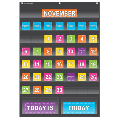 Teacher Created Resources Calendar Pocket Chart