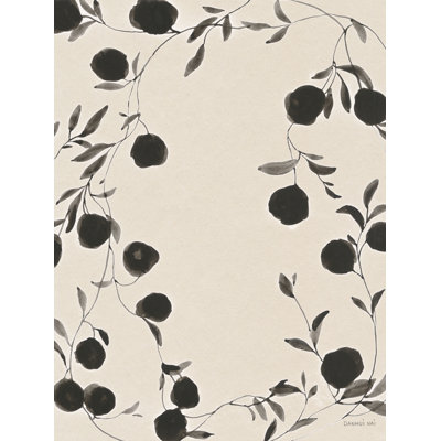 Botanical Shadows I Beige sur toile