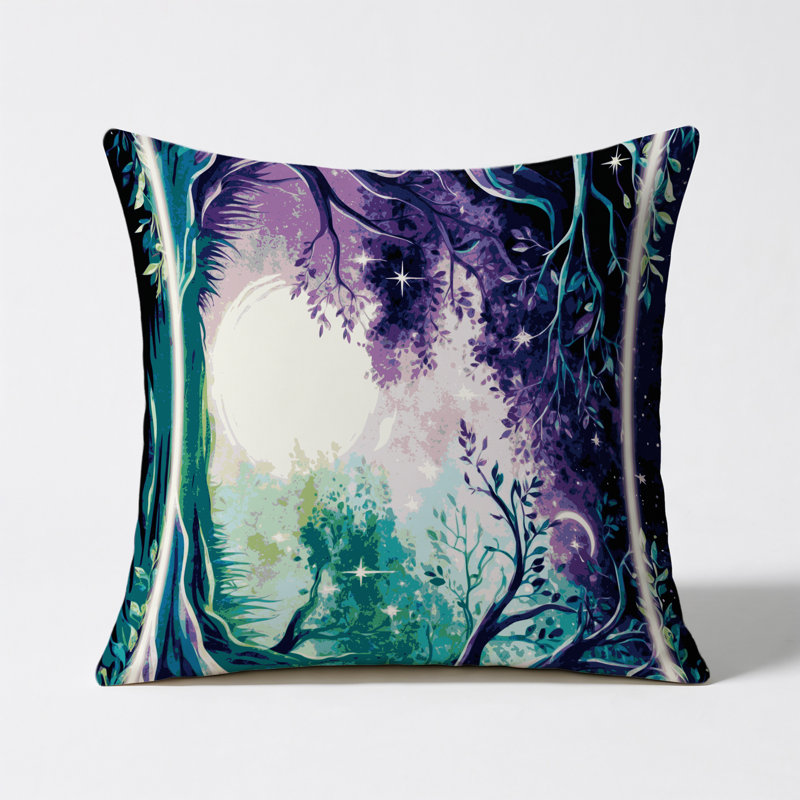 Shimmering Canopy Indoor And Outdoor Throw Pillow, Square 16"