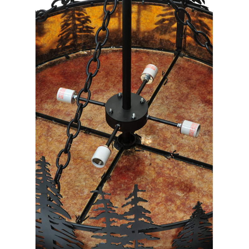 Luminaire suspendu inversé de 36 po de hauteur