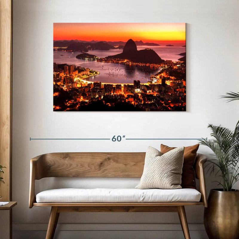 Harpa Rio de Janeiro, crépuscule, H 30 po x l 45 po