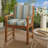 Gateway Mist Stain Resistant Outdoor 5 " Lounge Chair Seat / Back Cushion