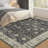 Area Rugs North African Boho Area Rug for Living Room – Machine Washable, Low Pile, Non-Slip Carpet for Living Room, Bedroom, Kitchen & Hallway,-1140364521