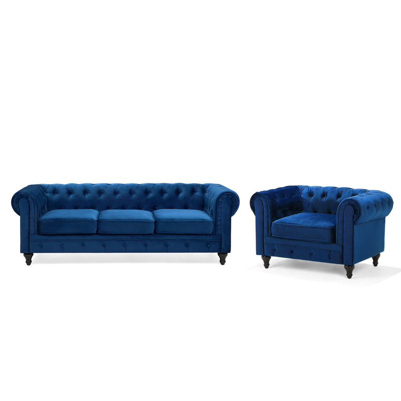 Mcneill 2 - Piece Velvet Living Room Set