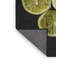 Tapis noir de couleur lime reflection-1697444140