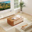 Solid Coffee Table with Storage