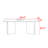 Medieval-style rectangular solid wood dining table-25390398
