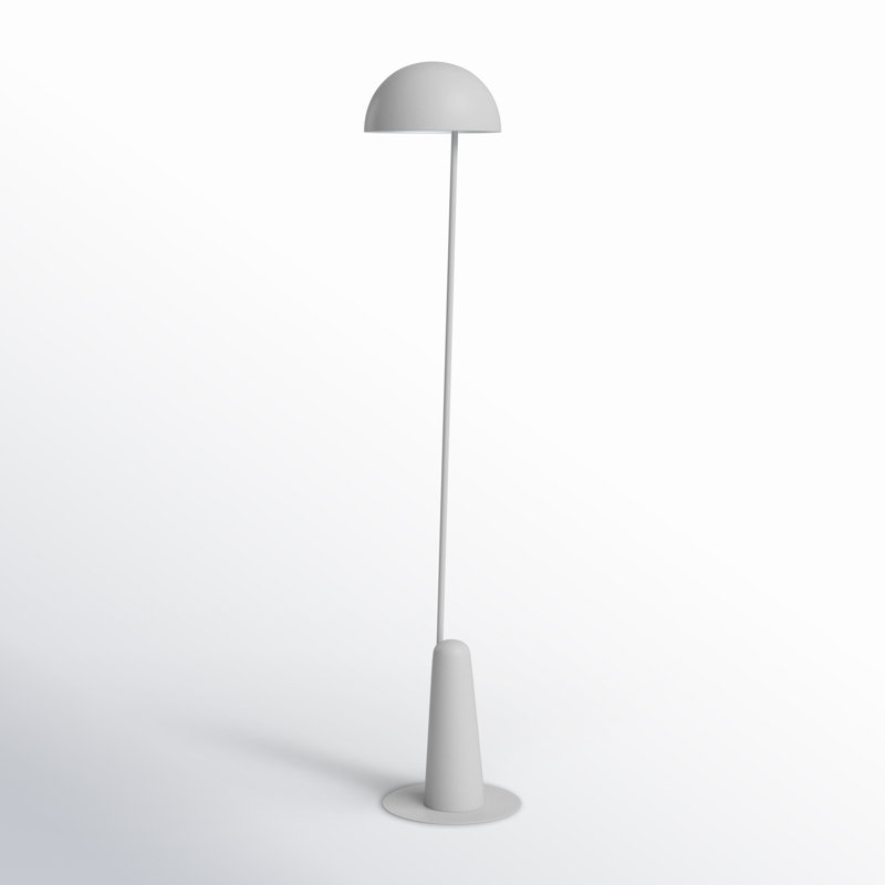 Iyanna 58.58'' Traditional Floor Lamp, Gray