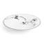 Black Orchid Rimmed Serving Bowl