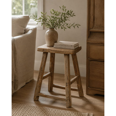 Solid Wood Accent Stool