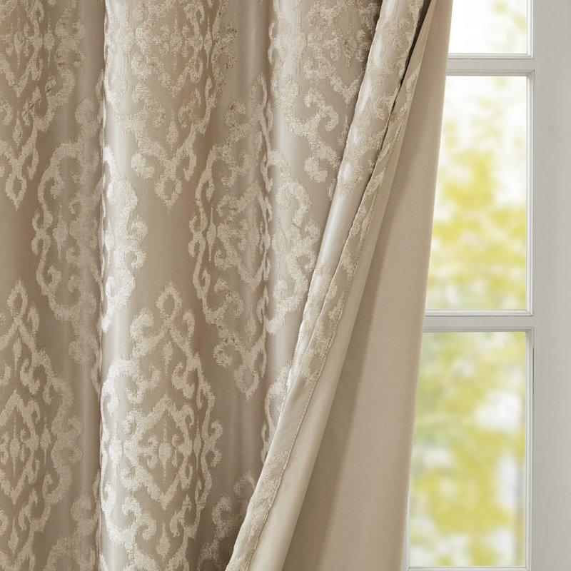 Mirage Polyester Total Blackout Curtain Pair