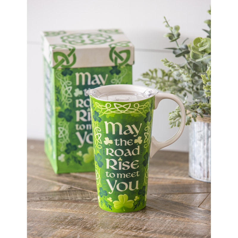 Grande tasse de voyage 17 onces celtique souvenirs