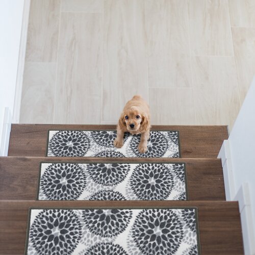 Red Barrel Studio® Agatia Non-Slip Indoor Stair Tread & Reviews | Wayfair