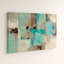 Teal And Aqua Reflections #2 by Silvia Vassileva - Print on Canvas-69051552-101339529