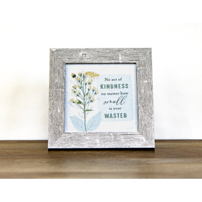Inspirational Single Picture Frame Print on Canvas