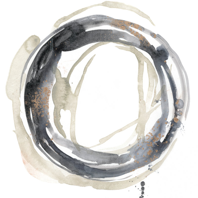 Neutral Revolution II 1 Piece Wrapped Canvas Painting, 30cm H x 30cm W x 3.8cm D
