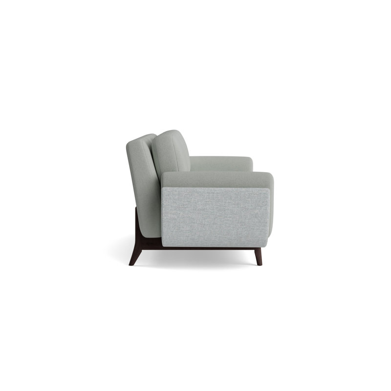 Regatta 100 Sofa, Boucle-Mineral GreenTextured Slub Weave-Sky Blue, Java