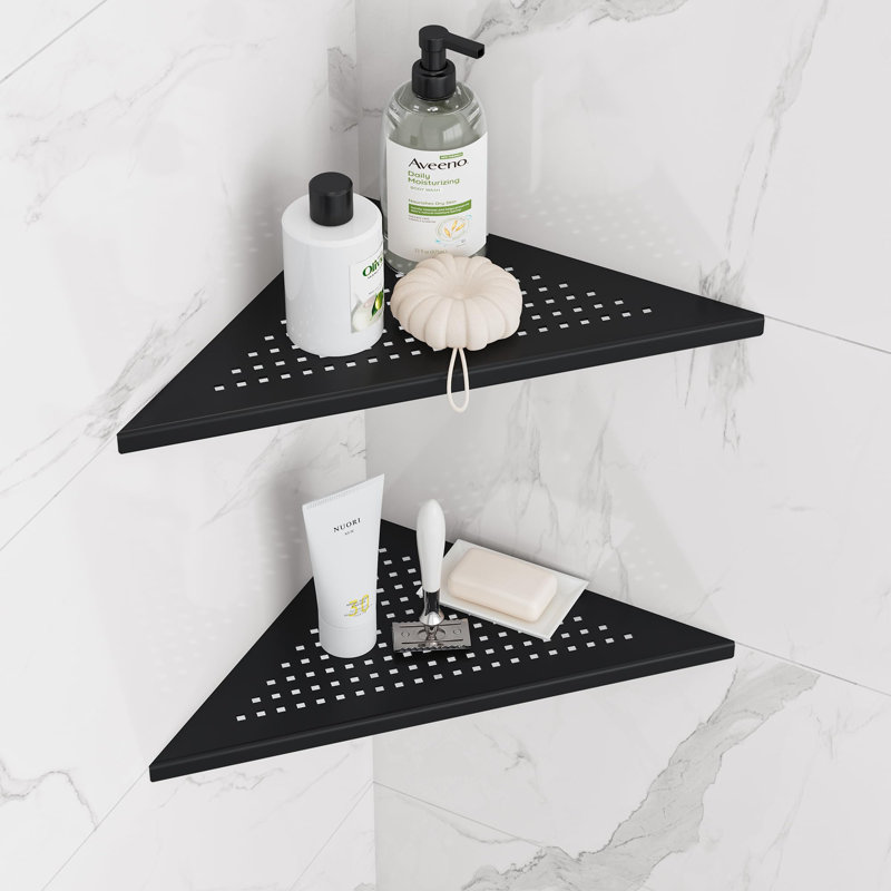 Stainless Steel Shower Caddy, Black