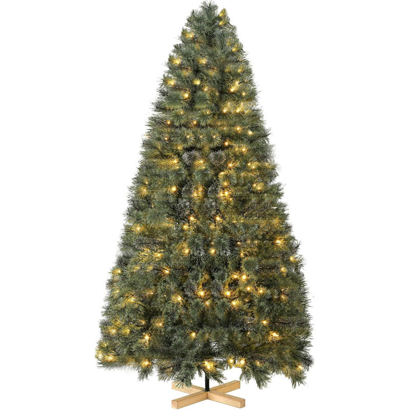6.89' H Lighted Artificial Christmas Tree