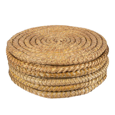 Argon Tableware - 30cm Woven Palm Leaf Placemats - Set of 6