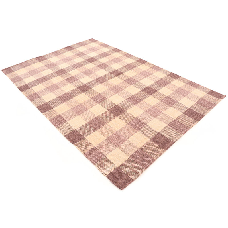 Plaid Hand Woven Area Rug, Rectangle 160 x 230cm
