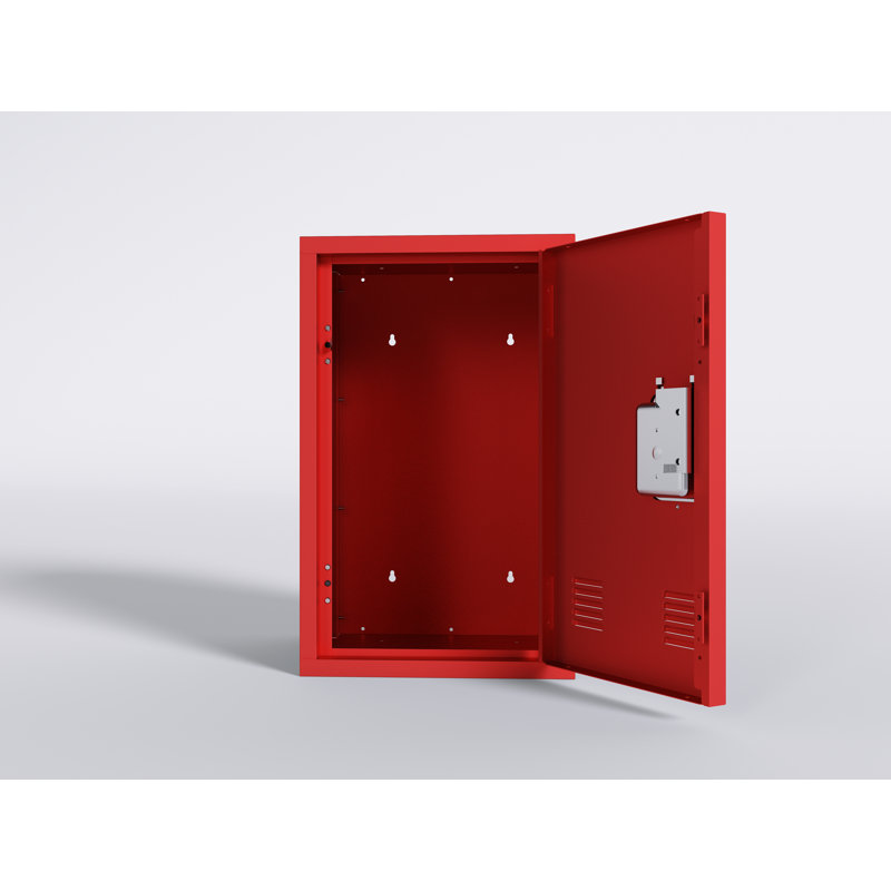 Small Metal Locker,lockable Storage Cabinet, Lockers For Employees,office,kids Locker With Lock, Red