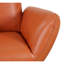 Fauteuil en cuir de 22 po - Structure en bois franc séché au four à 3 couches et coussins en mousse d'acier inoxydable