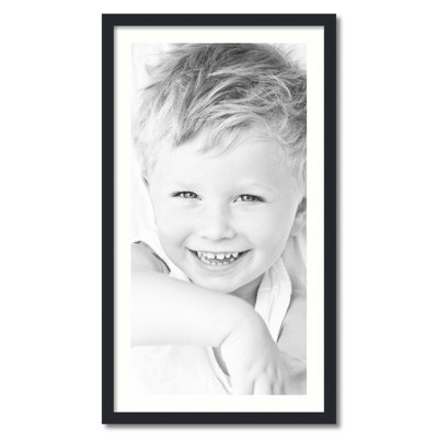 Cadre pour photo simple 18 po x 36 po en bois mat