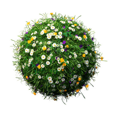 Hovering Spherical Meadow by Dottedhippo - Wrapped Canvas Print