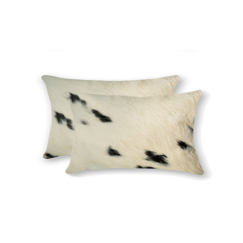 Cowhide Throw Pillow