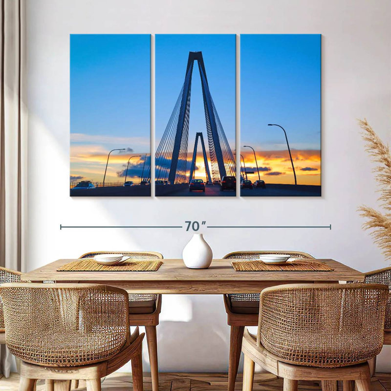 Lilie Cooper River Bridge, 42" H x 65" W