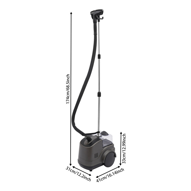 Cuiseur à vapeur professionnel 1500W, Black