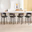 Tabouret de bar et de comptoir pivotant en similicuir-1982079560