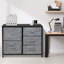 Commode 5 tiroirs - Gris / blanc-1789600485